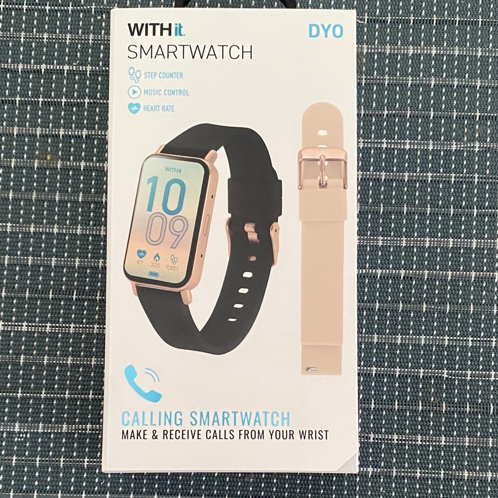 Women DYO Smartwatch - Black and Gold